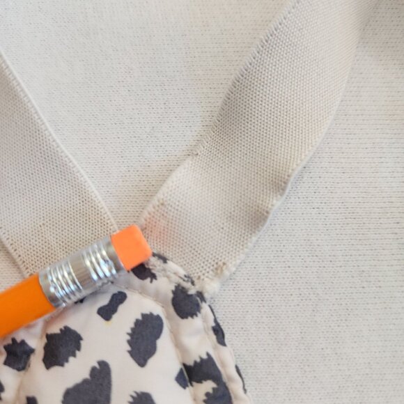 Baby Gap 3-Year-Old Snow Bib Overalls Leopard Print Fleece Winter Cute Comy Cozy - Picture 8 of 12